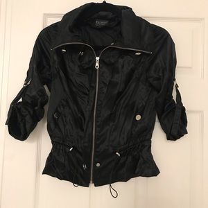 Guess Mini Moto Jacket w/Hideaway Hood